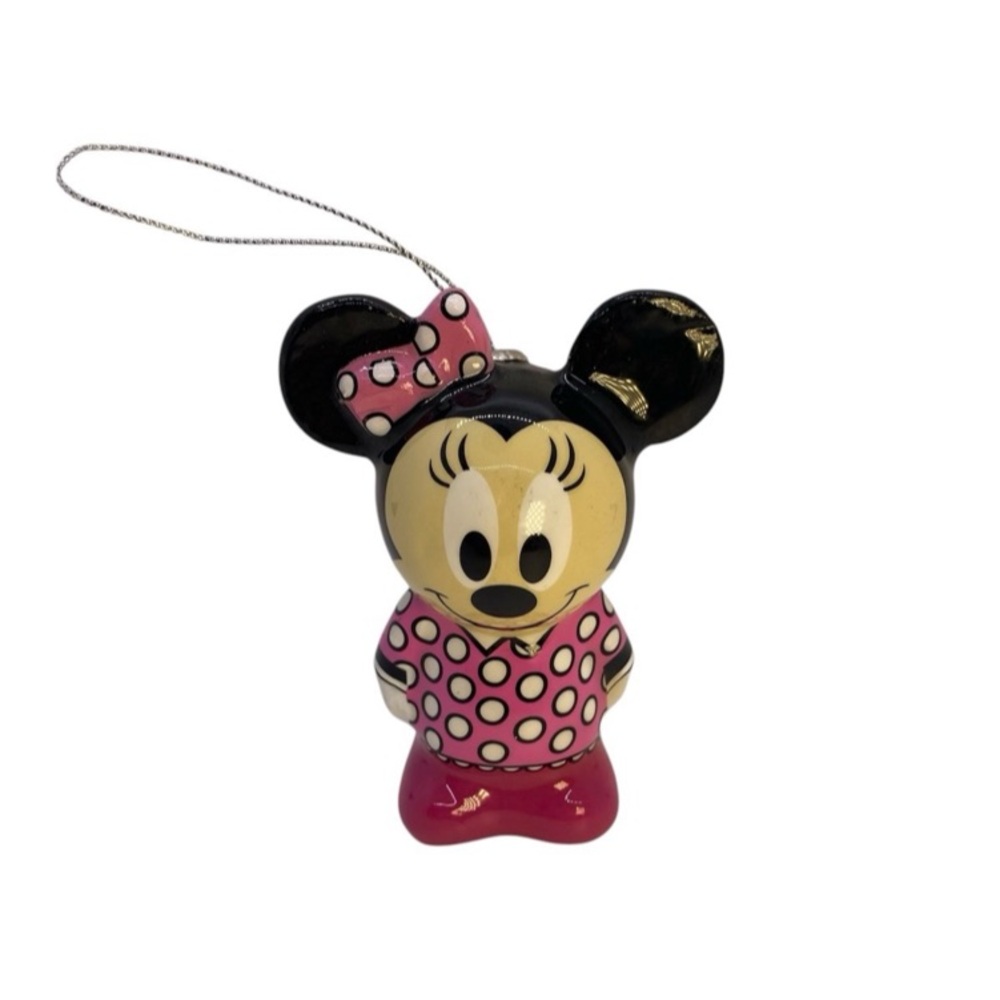 Disney Minnie Mouse Pink and Polka Dots Dress 4” Christmas Ornament